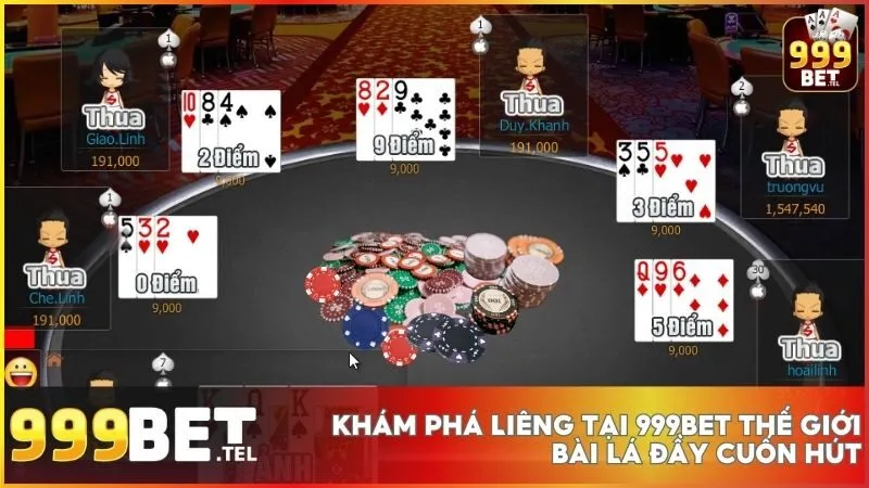 Khám phá Liêng tại 999BET cho người đam mê bài lá