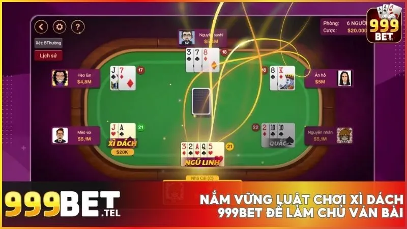Xì Dách 999BET - Bí quyết chơi hay và thắng lớn cho mọi game thủ 3 Người chơi cần đạt được số điểm gần 21 nhất và không vượt quá 21 điểm