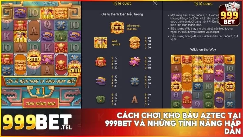 Game nổ hũ Kho Báu Aztec tại 999BET - Khám phá kho báu bí ẩn và săn thưởng lớn 4 Hướng dẫn chi tiết cách chơi game nổ hũ kho báu Aztec cho người chơi mới