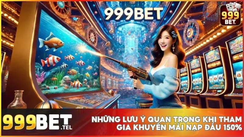 Quy định cần biết khi tham gia khuyến mãi nạp đầu 150% tại 999BET