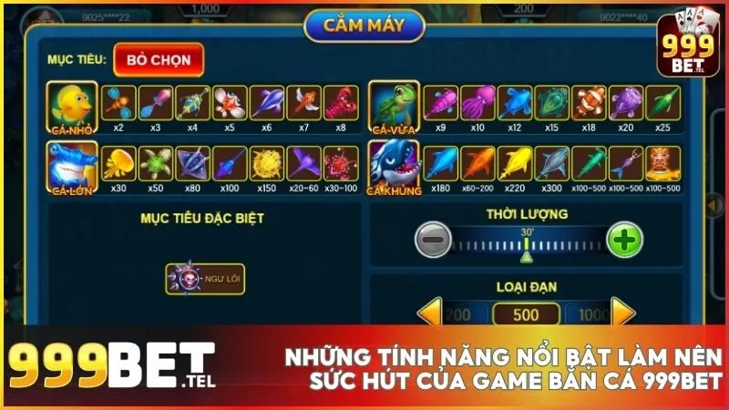 Những tính năng nổi bật giúp game bắn cá 999BET trở thành lựa chọn hàng đầu