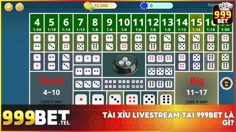Tài Xỉu Livestream tại 999BET trải nghiệm cá cược minh bạch và chân thực