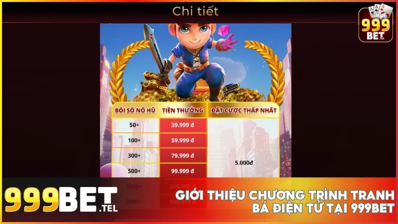 Khám phá sân chơi tranh bá điện tử hấp dẫn dành riêng cho tín đồ nổ hũ tại 999bet